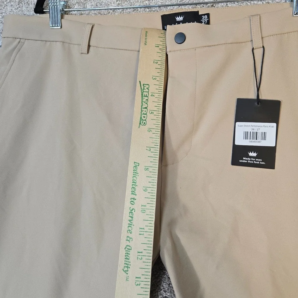 Under 510 U-510 pants Mens 38x27 tan super stretch performance NEW